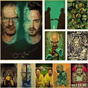 10 Poster A5 Breaking Bad Posters Movie Vintage Paper Poster 