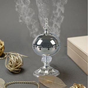 Brûleur d'Encens Électrique Bakhoor – Mini Brûleur Arabe Islamique pour Maison et Zen