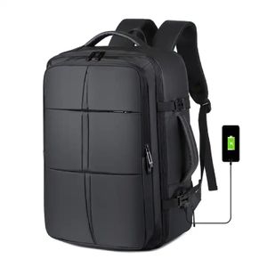 Sac de voyage d'affaires étanche USB multifonction pour ordinateur portable