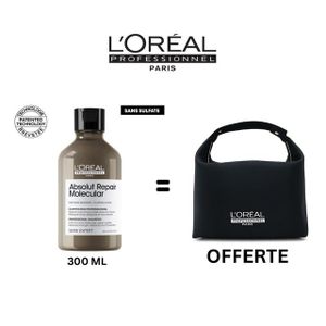 L'Oréal Professionnel Serie Expert Absolut Repair Molecular Shampooing 300ml + Trousse Offerte