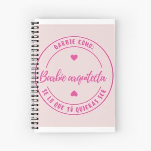 Barbie custom logo Spiral Notebook - Bloc note