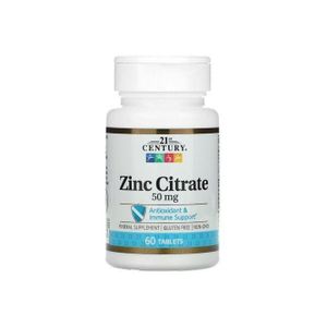 21 Century Zinc Citrate 50 50 - 60 60 60 60 comprimés 50mg