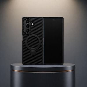 Coque Carbone Noir avec MagSafe pour Samsung Z Fold 7