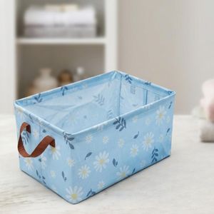 Boîte de rangement pliable grande capacité pour vêtements avec fermeture éclair (couleur aléatoire)