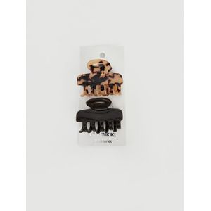 Lc Waikiki Lot de 2 pinces à griffes pour femme à motif léopard