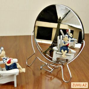 Miroir de Maquillage Pliable Double Face avec Grossissement – Miroir Cosmétique Rond Portable HD – Miroir Grossissant pour Maquillage, Voyage, Salle de Bain, Coiffeuse
