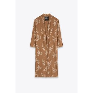 Marwa Kimono Brodé  - Brown