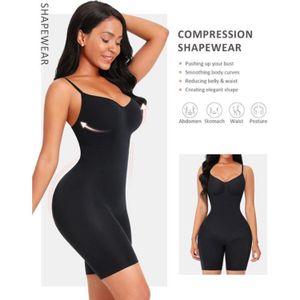 Combinaison sans couture ,Ventre plat , vêtement sculptant, mi-cuisse, pour femmes
