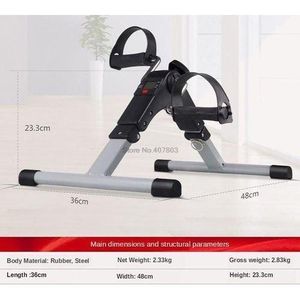 Mini Pédalier de Rééducation – Exercices Bras & Jambes – Écran LCD – Fitness & Kinésithérapie à Domicile