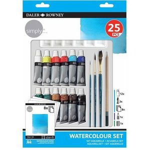 Set de pinceaux avec réserve d'eau pour aquarelle - 3 pcs sur marjanemall  aux meilleurs prix au Maroc