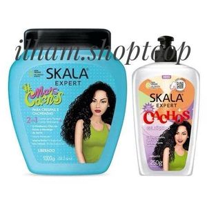 Skala Mais Cachos Crème Bouclante 1000ml+Gel Capillaire Liquide 250g