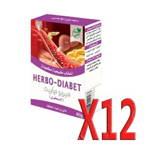 12 Herbo Diabet - Réduire le taux de glucose dans le sang