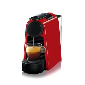 Nespresso MACHINE A CAFE  ESSENZA MINI D30 ROUGE + PACK 7 CAPSULES