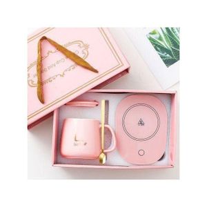 Chauffe-tasse électrique en céramique à température constante, pour café, thé au lait, eau