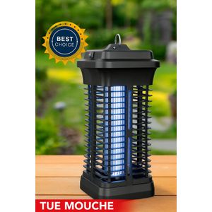 TATCH Tue-moustiques électrique 6 W, lampe UV, piège à moustiques efficace, piège à mouches pour jardin, terrasse, maison, prise secteur