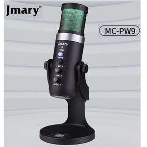 Jmary Microphone RGB USB pour Capturez un son professionnel pour vos podcasts, vos jeux et vos streams
