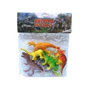 Ensemble 6 dinosaures variés ( 13 à 15cm )