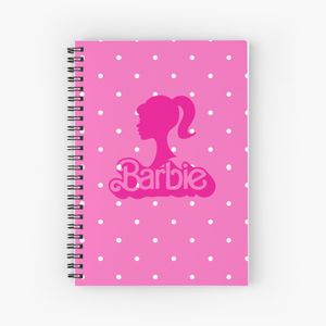 Barbie Polka dot Spiral Notebook - Bloc note