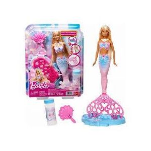 Mattel Barbie - Sirène à Bulles Magiques avec brosse à cheveux