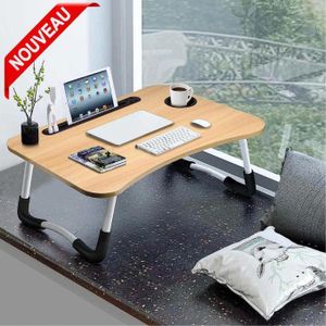 Support de tablette de petite table pliante pour ordinateur portable de lit