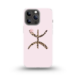 Amazigh leopard sign (blanc) - Amazigh Culture - Compatible avec 14 Pro