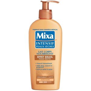 Mixa Lait Corps Nourissant Effet Soleil Peaux Mates Autobronzant (Origine France) 250ml