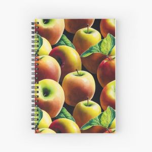 Apples Pattern Spiral Notebook Bloc note