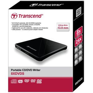 Transcend Graveur DVD portable ultra fin TS8XDVDS