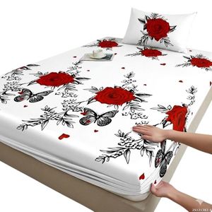 Drap Housse Imprimé 190x90 cm  + 1 taie d'oreiller  ( 2 pieces) 
