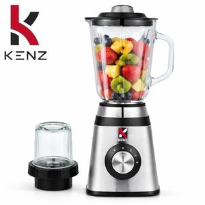 Kenz Blender Bol En Verre 1.5L+ Moulinette A Épices