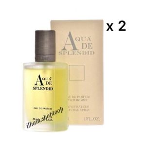 Pack Eau de parfum Aqua de Splendid (eau de splendide) pour homme, 30ml*2
