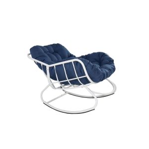 Kitea CHAISE À BASCULE BAYSIDE - Bleu