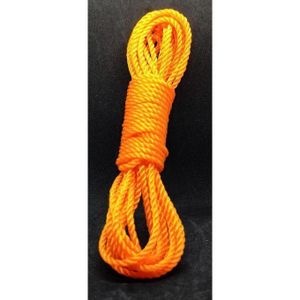 Corde à Linge Résistante PVC- orange - 10m