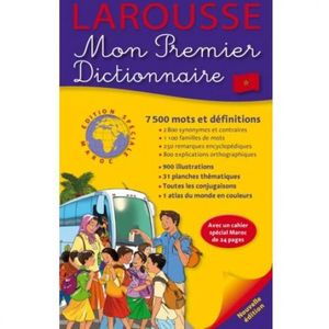 Larousse Dictionnaire Mon premier dictionnaire Maroc à prix pas