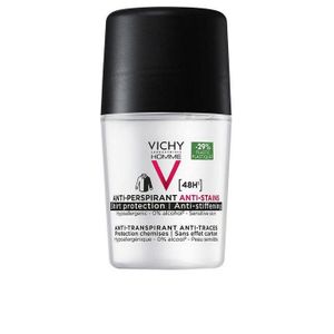 Vichy Déodorant homme 48H – Anti - transpirant et anti - traces pour protection longue durée