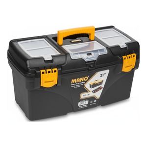 MANO Boîte à outils - Rangement et Organisation - Pour bricoleurs - 21 pouces -