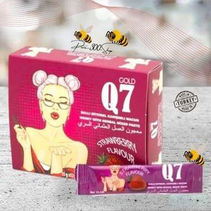 Gold Q7 Macn - Miel extra fort pour femmes, Miel Bio avec gelee royale naturelle de première qualité, polen d'abeille, Pâte d'Epimedium THMRA au miel turc