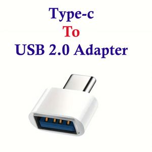 محول Type-C إلى USB 2.0 – OTG مدمج وعالمي للهواتف الذكية والأجهزة اللوحية وأجهزة الكمبيوتر