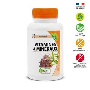 MGD الفيتامينات والمعادن  120 gélules
