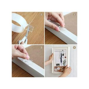 Scotch double face Ivy Grip adhésif murale pour rangement 3 m