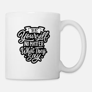 be yourself Mug, Haut Qualité , كأس ,كوب مخصص ,هدية عيد ميلاد