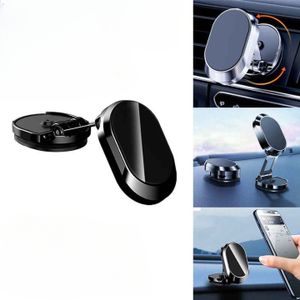 Support Magnetique Telephone Voiture【Pliable Multifonction】Aimant Téléphone  Voiture avec base pliable 360° Universel Porte