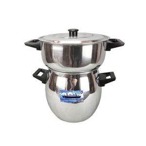 Couscousier 8L aluminium titanic