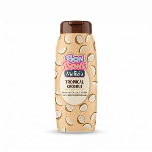 Gel Douche et Bain Tropical Coconut Bon Bons Malizia