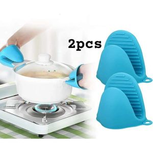 2 pièce  Gants de cuisine en silicone résistants à la chaleur