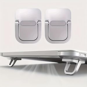 Support Ordinateur Portable Invisible, Pliable, Support de Bureau Ergonomique pour Ordinateurs Portables, Tablettes, Claviers