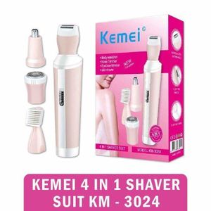 Kemei  Epilation tondeuse 4en1 femme corps et visage électrique pour les femmes nez oreille sourcil