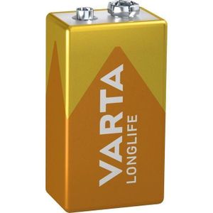 VARTA Pile 9v Longlife AlKaline 6LR61 // Batterie Alcaline 9 volt