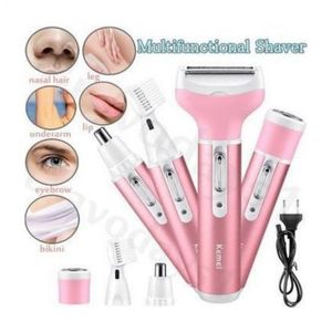 Kemei 4 en 1 épilation visage aisselles corps Bikini tondeuse rasoir