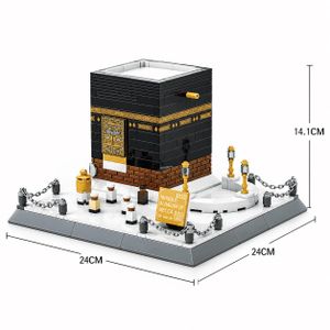 Kit de Construction Mosquée Kaaba de La Mecque – 446 Pièces, 4226 PCS, Jeu Éducatif et Créatif pour Enfants dès 6 Ans – Construction 3D, Développement des Compétences et Interaction Familiale